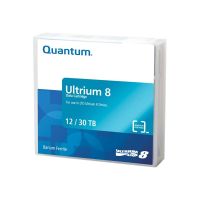 Quantum LTO Ultrium 8 - 12 TB / 30 TB - Mit Strichcodeetikett