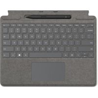 Microsoft Surface Pro Signature Keyboard w/ Slim Pen 2, QWERTY, Dänisch, Finnisch, Nordisch, Norwegisch, Schwedisch, Touchpad, Microsoft, Surface Pro 8 Surface Pro X, Silber
