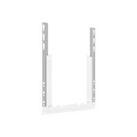 SMS Slim Fixed - Befestigungskit (Wandbefestigung) - für LCD-Display - weiß, Silber - Bildschirmgröße: 81.3-152.4 cm (32"-60")