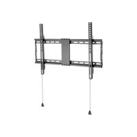 Vision VFM-W6X4V/2 - Befestigungskit (Wandmontage) - nicht kippbar - für Flachbildschirm - verriegelbar - kaltgewalzter Stahl - Schwarz - Bildschirmgröße: 94-177.8 cm (37"-70")