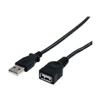 StarTech.com 1,8m USB 2.0 A Verlängerungskabel - Stecker / Buchse - USB Verlängerung - Schwarz - USB-Verlängerungskabel - USB (M)