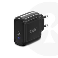 Club 3D Travel Charger 65W GAN technology, Single port USB Type-C, Power Delivery(PD) 3.0 Support, Drinnen, AC, Schwarz
