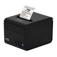 Custom P3X, Thermodruck, POS-Drucker, 203 x 203 DPI, 8 dot, 200 mm/sek, 100 µm