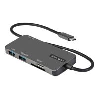 StarTech.com USB-C Multiport Adapter - USB-C auf 4K-HDMI, 100W PD Pass-Through, SD-/MicroSD-Steckplatz -  USB-C-Mini-Dock - 30 cm langes Kabel (DKT30CHSDPD)