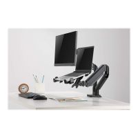Manhattan Laptop Holder for VESA mount, Fits VESA 75x75 and 100x100mm, Fits laptops up to 17.3" (max 4kg)