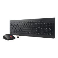 Lenovo Essential Wireless Combo - Tastatur-und-Maus-Set - kabellos - 2.4 GHz - Italienisch - für S510; ThinkCentre M700; M71X; M810; M910; ThinkPad L470; T470; X1 Carbon (5th Gen)