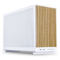 Lian Li A3-mATX, Micro Tower, PC, Weiß, Holz, micro ATX, Micro-ITX, Stahl, 16,5 cm