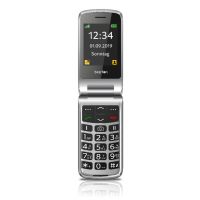Bea-fon SL495 LTE, Klappgehäuse, Single SIM, 6,1 cm (2.4"), Bluetooth, 800 mAh, Schwarz, Silber