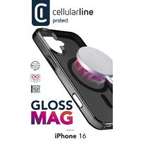 Cellularline 8018080482717, Cover, Apple, iPhone 16, 15,5 cm (6.1"), Schwarz