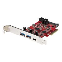StarTech.com USB-C PCIe Karte mit 5 Ports - 10 Gbit/s USB 3.1 Gen 2 PCIe Karte mit 1x USB-C & 2x USB-A - 1x 2-Port IDC (interne 5 Gbit/s USB Ansschluss)