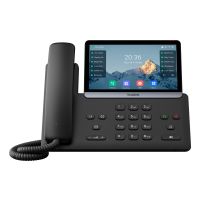 Yealink -SIP-T77U, IP-Telefon, Schwarz, Drahtgebundenes & drahtloses Handgerät, Tisch/Bank, 1000 Eintragungen, Tasten