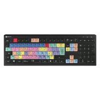 Logickeyboard LKB-PPROCC-A2PC-FR, Kabelgebunden, USB, Scherenschalter, AZERTY, LED, Schwarz