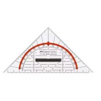 FABER-CASTELL 177199, Rot, Transparent, cm,mm, 80 mm, 160 mm, 2,2 mm