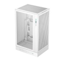 Deepcool CH270 Digital WH, Mini Tower, PC, Weiß, micro ATX, Mini-ITX, Acrylnitril-Butadien-Styrol (ABS), SPCC, Gehärtetes Glas, 17,4 cm