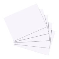 Herlitz 10621423, Weiß, A6, 170 g/m², 100 Stück(e)