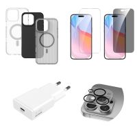 4smarts 541190, Schwarz, Grau, Transparent, Weiß, 9H, Apple, iPhone 16 Pro, 230 g, 45 mm