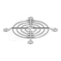 Delock Fan-Grill - Silber