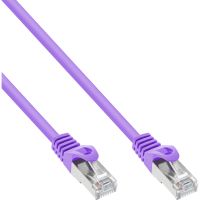 InLine Patchkabel - SF/UTP - Cat.5e - violett - 3m