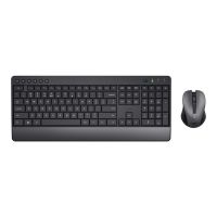 Trust Trezo Comfort - Tastatur-und-Maus-Set - kabellos