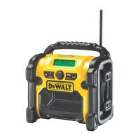 DEWALT DCR020-QW, Tragbar, Digital, DAB, FM, LED, Grün, Schwarz, Gelb