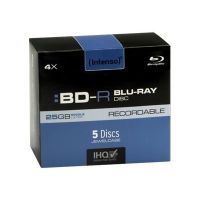 Intenso 5 x BD-R - 25 GB 4x - Jewel Case (Schachtel)
