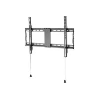 Vision VFM-W6X4V/2 - Befestigungskit (Wandmontage) - nicht kippbar - für Flachbildschirm - verriegelbar - kaltgewalzter Stahl - Schwarz - Bildschirmgröße: 94-177.8 cm (37"-70")