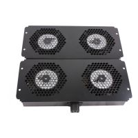Rockstable 19" Kühlungselement, Kühlgebläse, Schwarz, Stahl, 4 Lüfter, 12 cm, 220 V