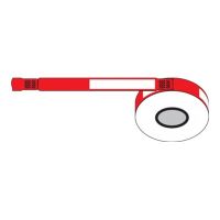 Zebra Z-Band UltraSoft - Klebstoff - weiß, Rot - 25 x 279 mm 1050 Stck. (6 Rolle(n)
