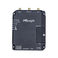 Milesight IoT Milesight UR32-L04AF-W-485, Wi-Fi 4 (802.11n), Einzelband (2,4GHz), Ethernet/LAN, 4G, Schwarz, Tabletop-Router