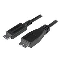 StarTech.com USB C to Micro USB Cable 0.5m - USB 3.1 Type C to Micro USB Type B Cable - Micro USB 3.1 to USB-C - Thunderbolt 3 Compatible (USB31CUB50CM)