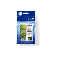 Brother LC422XL - 4er-Pack - Schwarz, Gelb, Cyan, Magenta