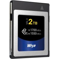 Wise WI-CFX-B2048M2, 2 TB, CFexpress Type B, 17000 MB/s, 1550 MB/s, Schockresistent, Wasserdicht, Silber, Schwarz, Blau