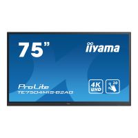 Iiyama ProLite TE7504MIS-B2AG - 190 cm (75") Diagonalklasse LCD-Display mit LED-Hintergrundbeleuchtung - interaktive Digital Signage - mit Integrierter Media-Player und Touchscreen (Multi-Touch)