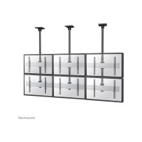 Neomounts NMPRO-C32 - Klammer - fest - für 3x2 Videowand - Schwarz - Bildschirmgröße: 81.3-139.7 cm (32"-55")