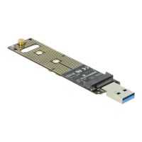 Delock Speicher-Controller - M.2 - M.2 NVMe Card - USB 3.1 (Gen 2)