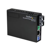 StarTech.com 10/100 Mbit/s Ethernet LWL / Glasfaser Multi Mode Medienkonverter SC 2km