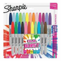 Sharpie Fine, 24 Stück(e), Mehrfarbig, Feine Spitze, Grau, Mehrfarbig, Rund, Fein