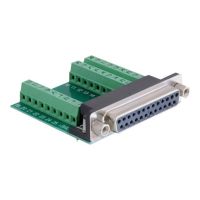 Delock Serieller Adapter - DB-25 (W) zu 9-poliger Anschlussblock (W)
