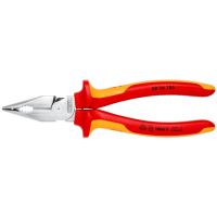 KNIPEX 08 26 185, Spitzzange, 1,3 cm, 61 HRC, Orange, Rot, 28 mm, 185 mm
