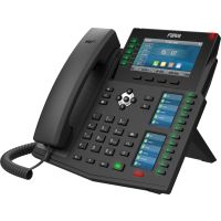 Fanvil X6U V2, IP-Telefon, Schwarz, Kabelgebundenes Mobilteil, 20 Zeilen, LCD, 10,9 cm (4.3")