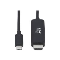 Eaton Tripp Lite Series USB C to HDMI Adapter Cable 4K, 4:4:4 Thunderbolt 3 Black 6ft