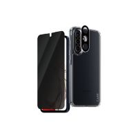 PanzerGlass CARE by PanzerGlass Urban Combat - 3-in-1 Sichtschutzpaket - hintere Abdeckung für Mobiltelefon - 100 % recyceltes thermoplastisches Polyurethan (TPU)