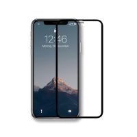 Woodcessories PANZERGLAS CURVED, Apple, iPhone X/XS, Kratzresistent, Splitterfrei, Schwarz, Transparent, 1 Stück(e)
