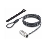 StarTech.com Slim Lock Noble Wedge Slot Compatible, 6.6ft Locking Cable