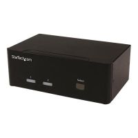 StarTech.com 2 Port KVM Switch mit Dual-VGA und 2-fach USB Hub