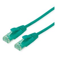 ROLINE Recycled Material 21.45.3139, 20 m, Cat6a, U/UTP (UTP), RJ-45, RJ-45, Grün