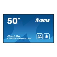 Iiyama LH5054UHS-B1AG - 125.7 cm (50") Diagonalklasse LH54 Series LCD-Display mit LED-Hintergrundbeleuchtung - interaktive Digital Signage - mit Integrierter SoC-Mediaplayer - 4K UHD (2160p)