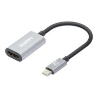Manhattan Videoadapter - 24 pin USB-C männlich zu HDMI weiblich
