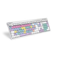 Logickeyboard LKB-FCPX10-CWMU-DE, Volle Größe (100%), Kabelgebunden, USB, Mechanischer Switch, QWERTZ, Mehrfarbig