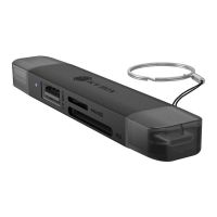 ICY BOX IB-CR203-CU3 - Kartenleser - 3 in 1 (microSD, microSDHC, microSDXC, SDHC, SDXC, SD, microSDXC UHS-I, SDXC UHS-I)